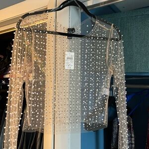 Sequin Mesh top